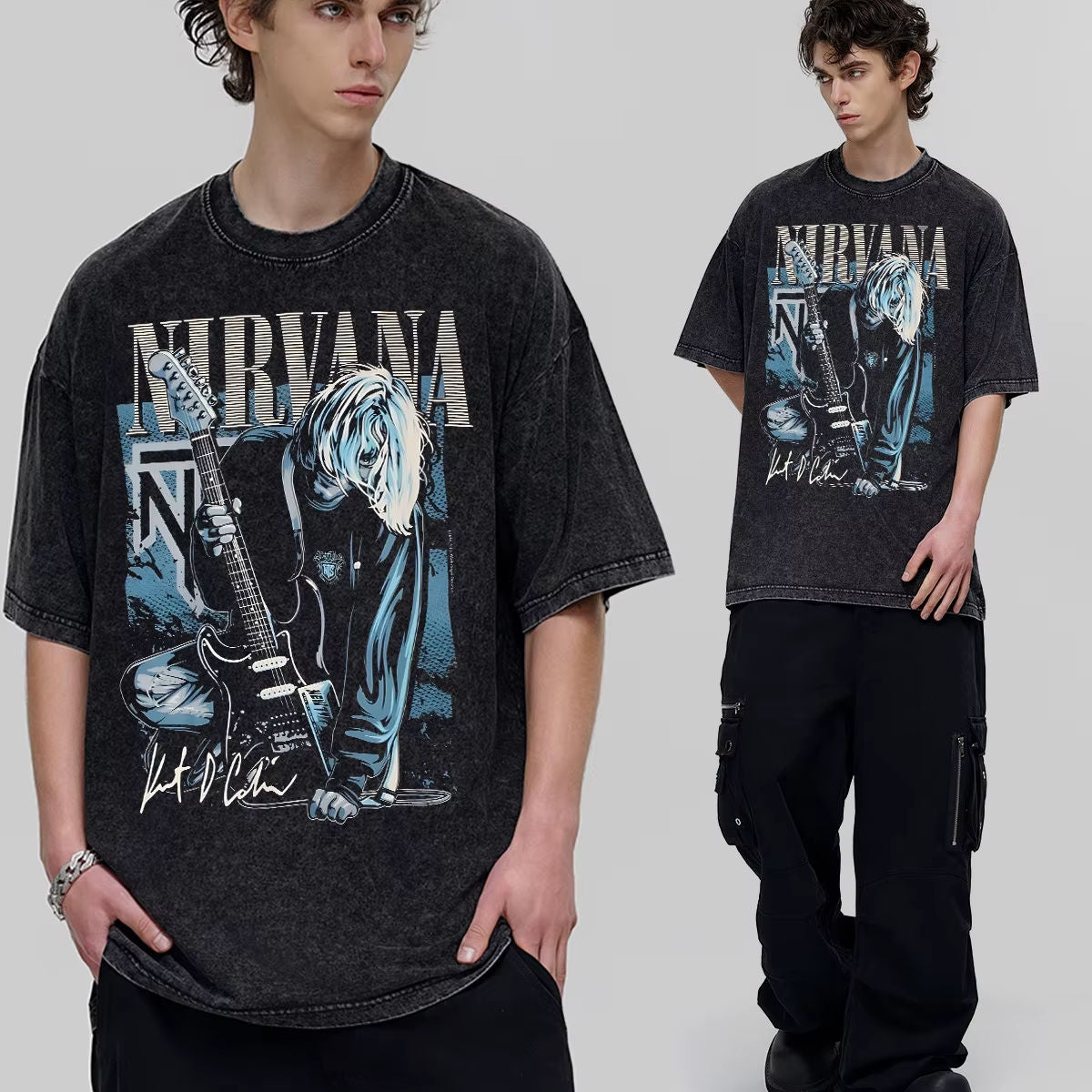 Snowflake Wash Graphic Tee