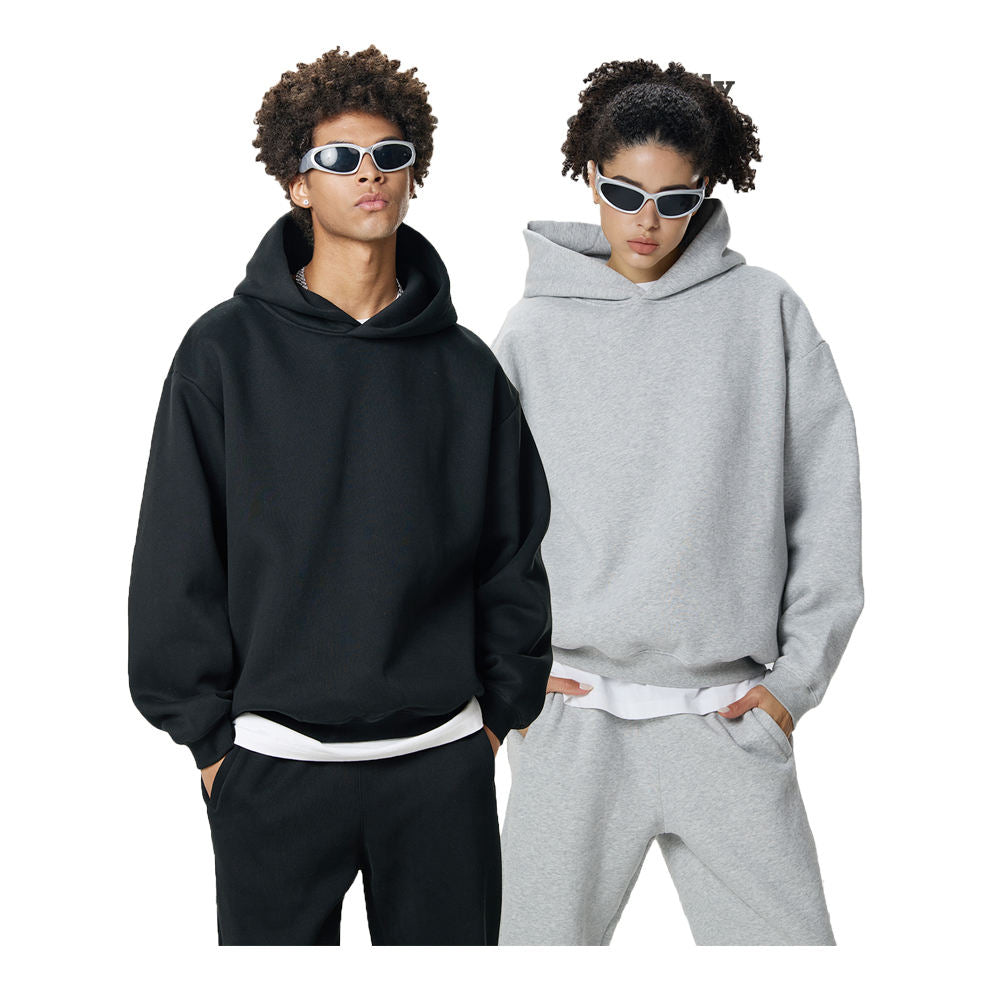 Boxy Fit Designer Fleece Hoodie