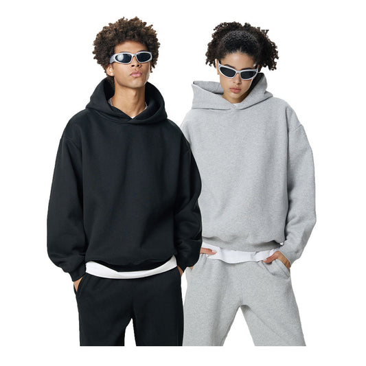 Boxy Fit Designer Fleece Hoodie