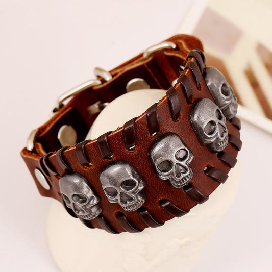 Punk Rock Rivet Wristband